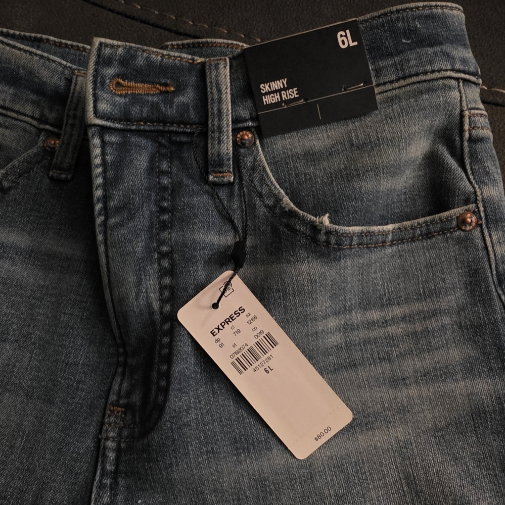Express Skinny High Rise Jeans